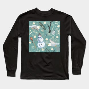 Snowman Long Sleeve T-Shirt